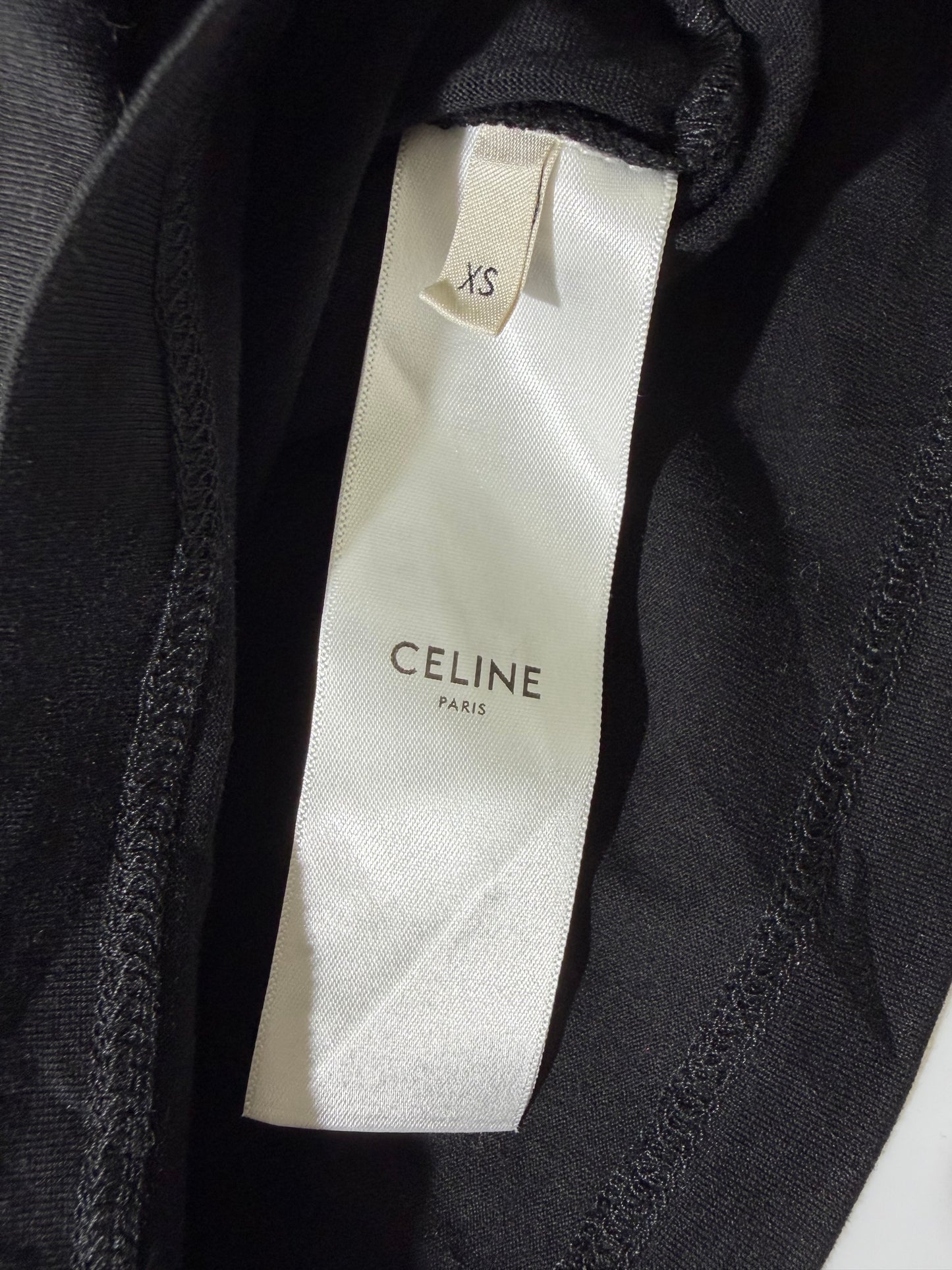 Celine 16 Paris Embroidered Jersey Tank Top