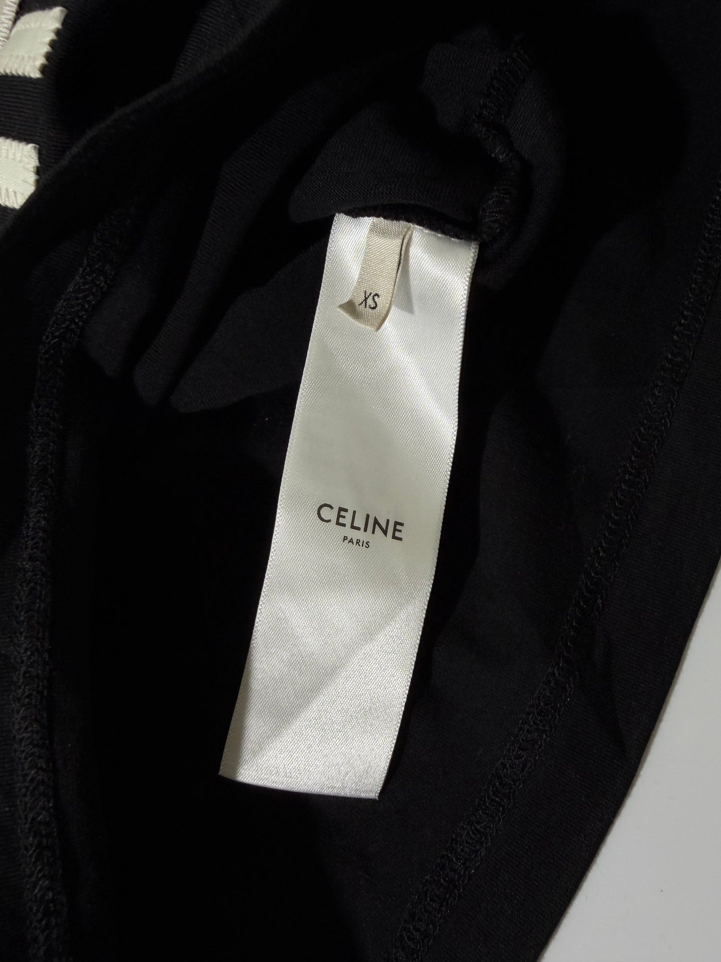 Celine 16 Paris Embroidered Jersey Tank Top