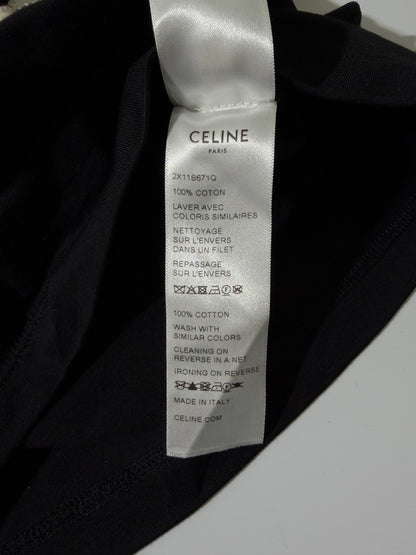 Celine 16 Paris Embroidered Jersey Tank Top