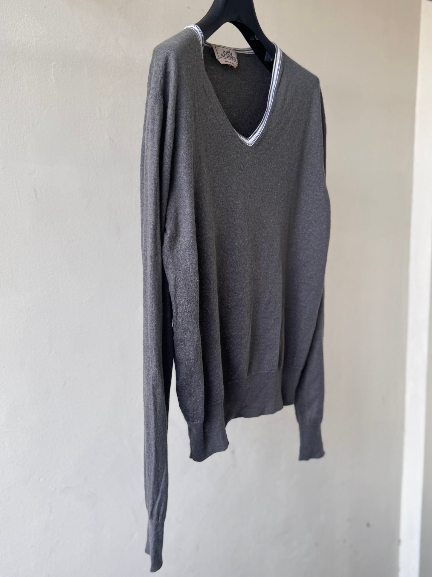 Hermes V-Neck Sweater
