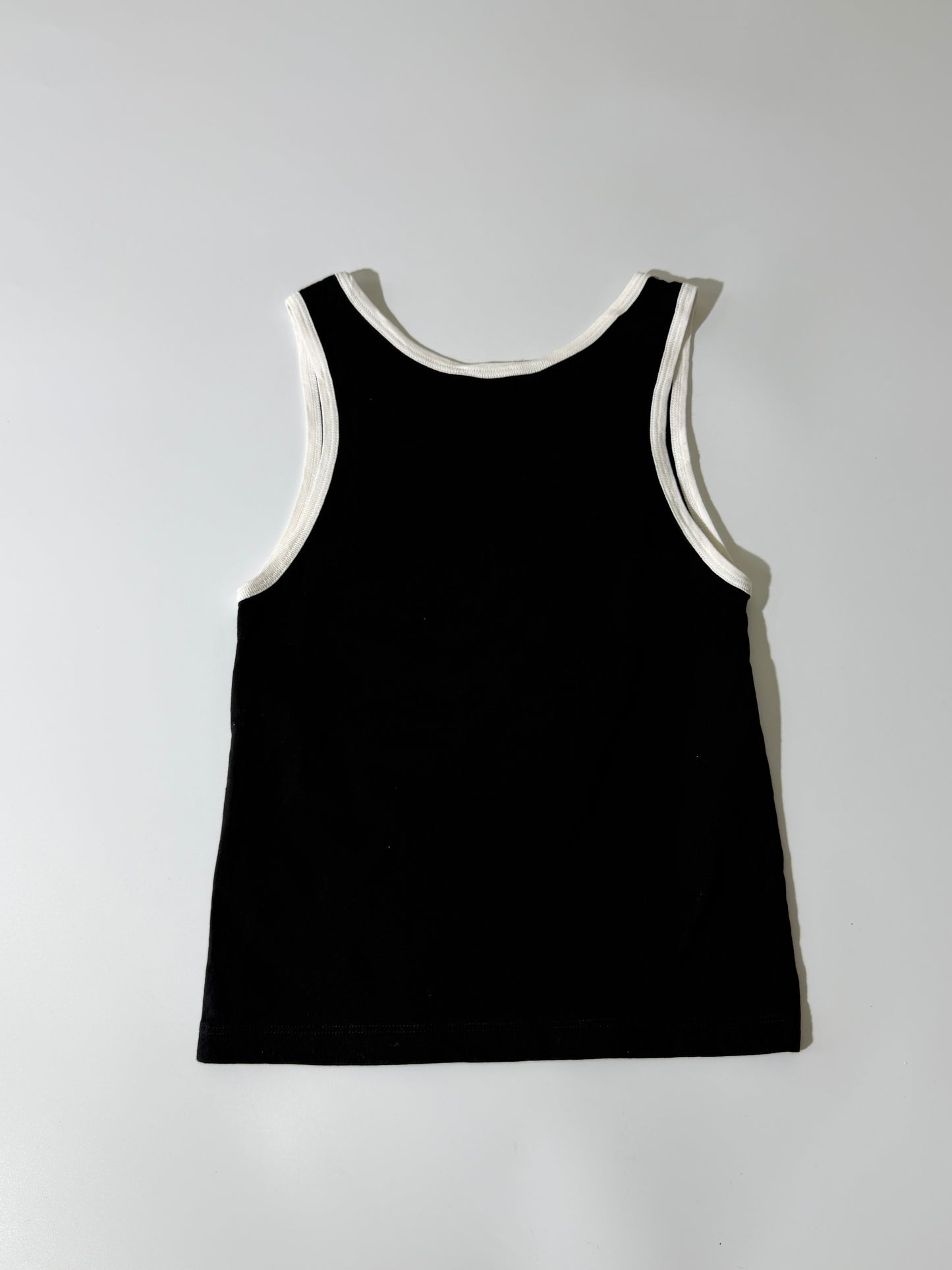 Celine 16 Paris Embroidered Jersey Tank Top