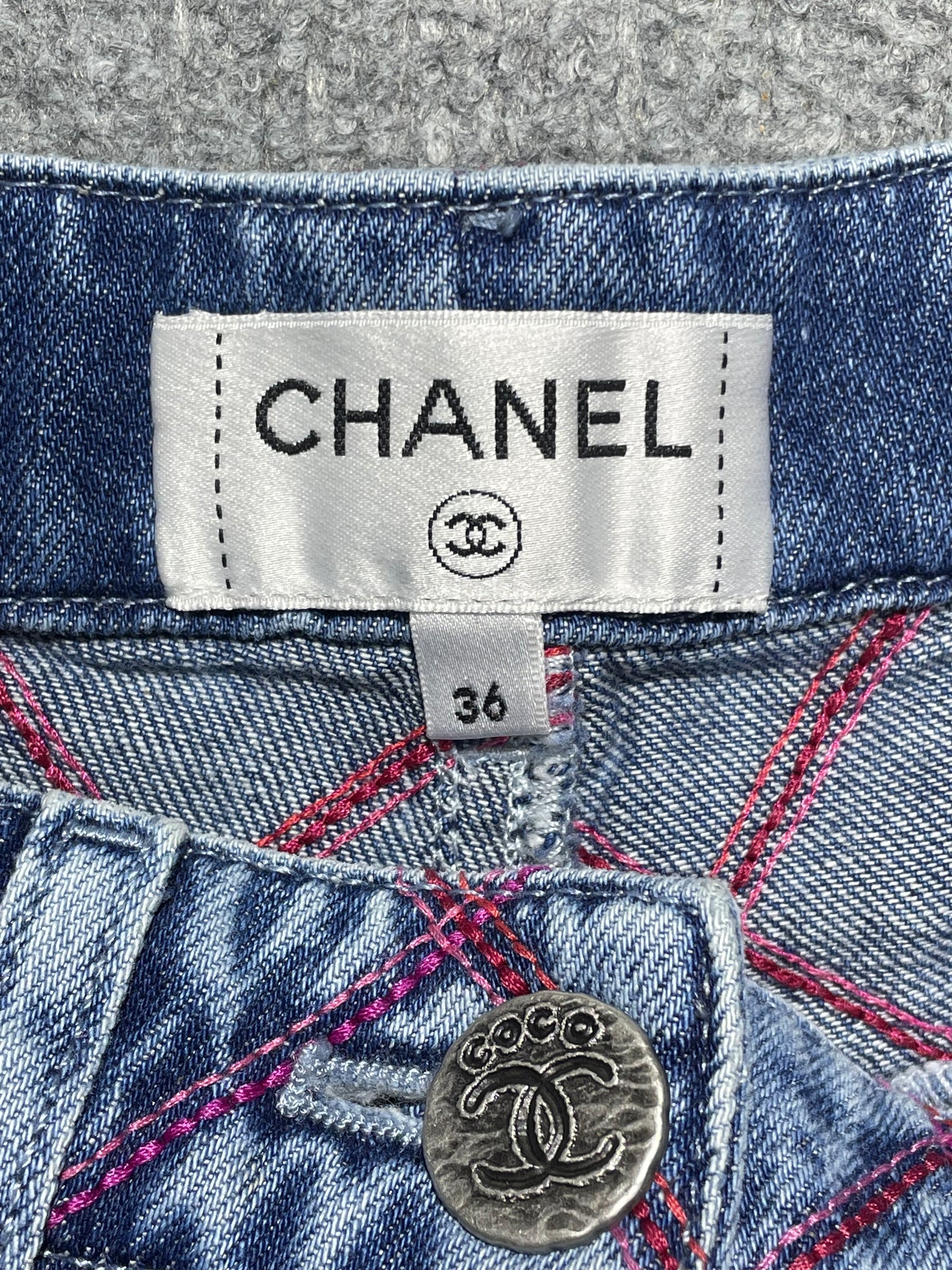Chanel 22M Coco Beach Denim Short