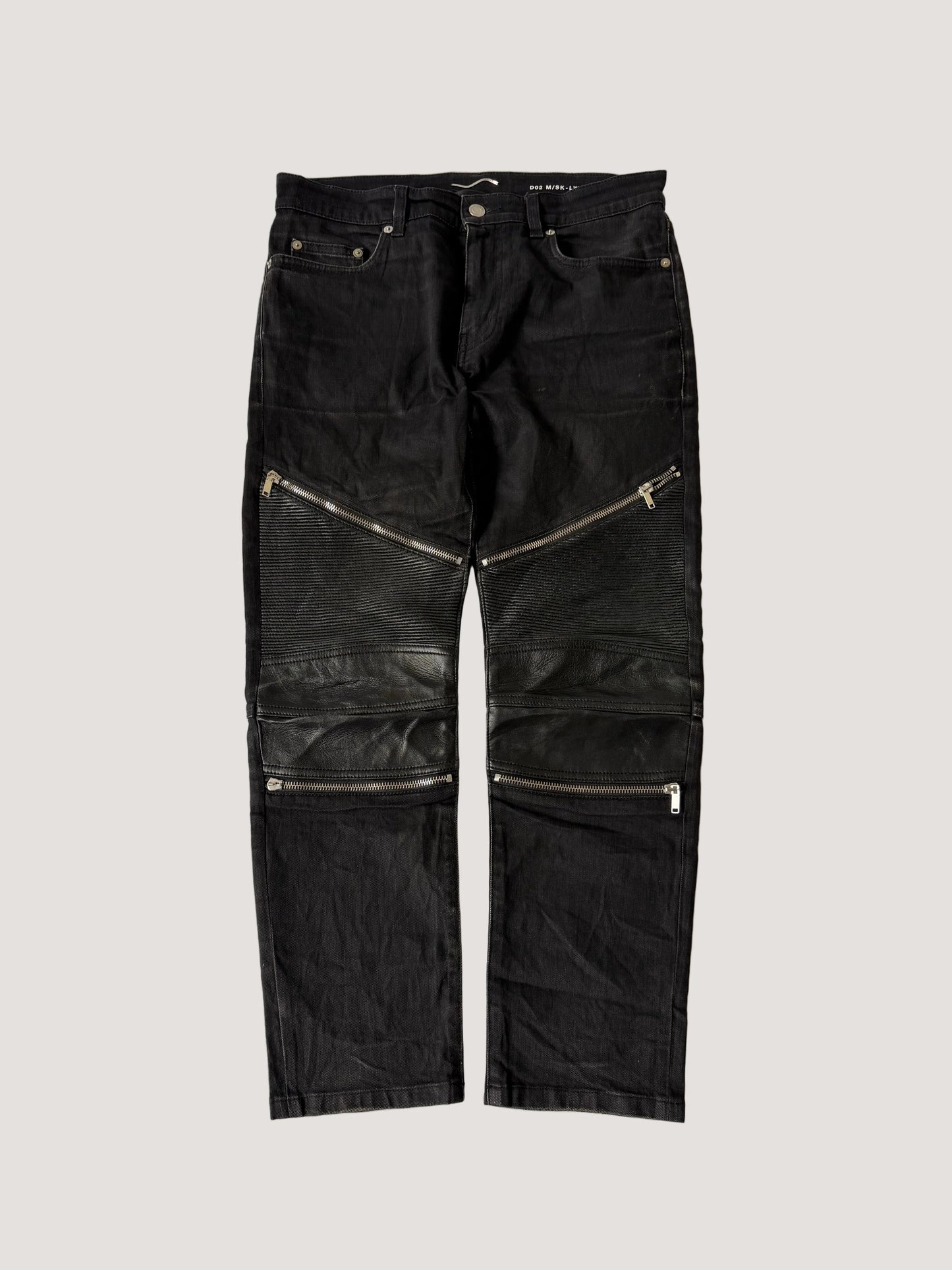 Saint Laurent by Hedi Slimane S/S16 Biker Denim Pants