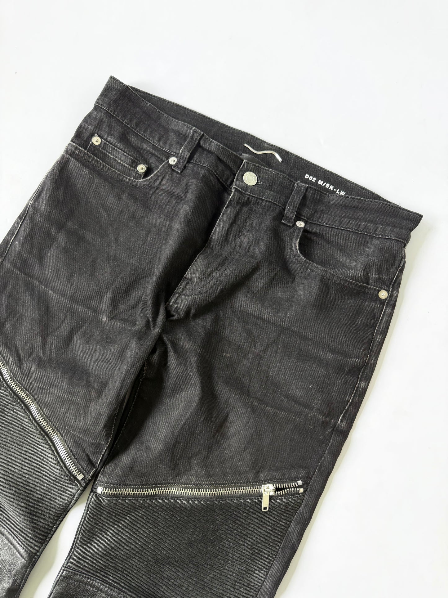 Saint Laurent by Hedi Slimane S/S16 Biker Denim Pants