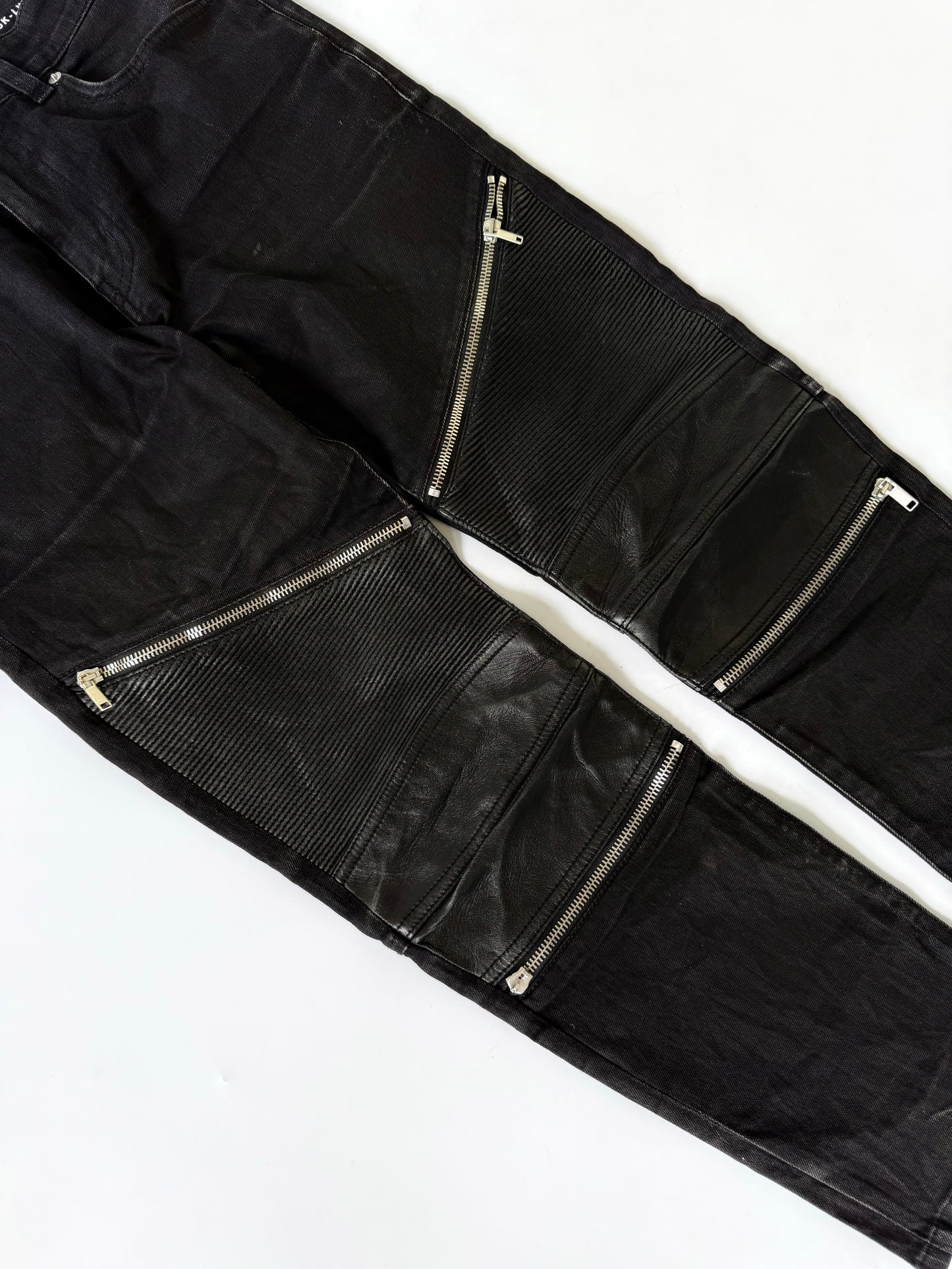 Saint Laurent by Hedi Slimane S/S16 Biker Denim Pants