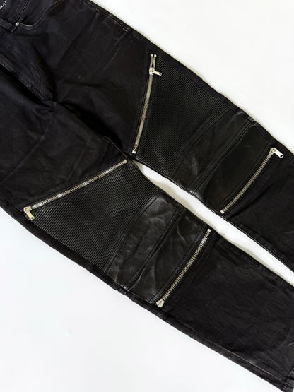Saint Laurent by Hedi Slimane S/S16 Biker Denim Pants