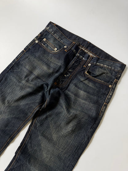 Dior Homme Black Washed Denim Pants