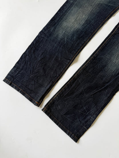 Dior Homme Black Washed Denim Pants