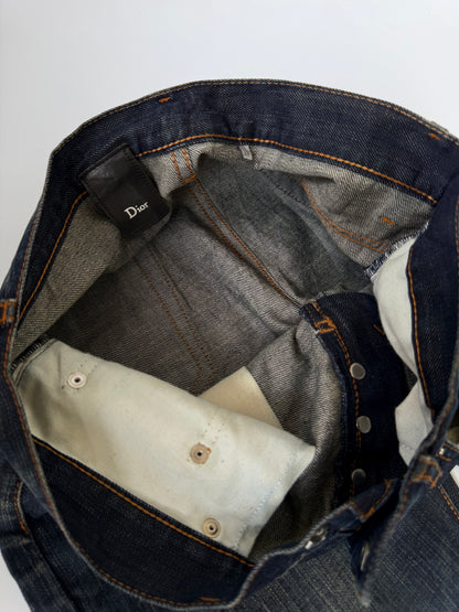 Dior Homme Black Washed Denim Pants