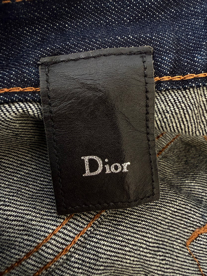 Dior Homme Black Washed Denim Pants