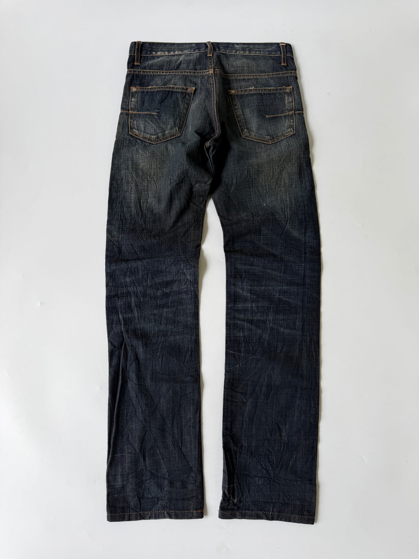 Dior Homme Black Washed Denim Pants