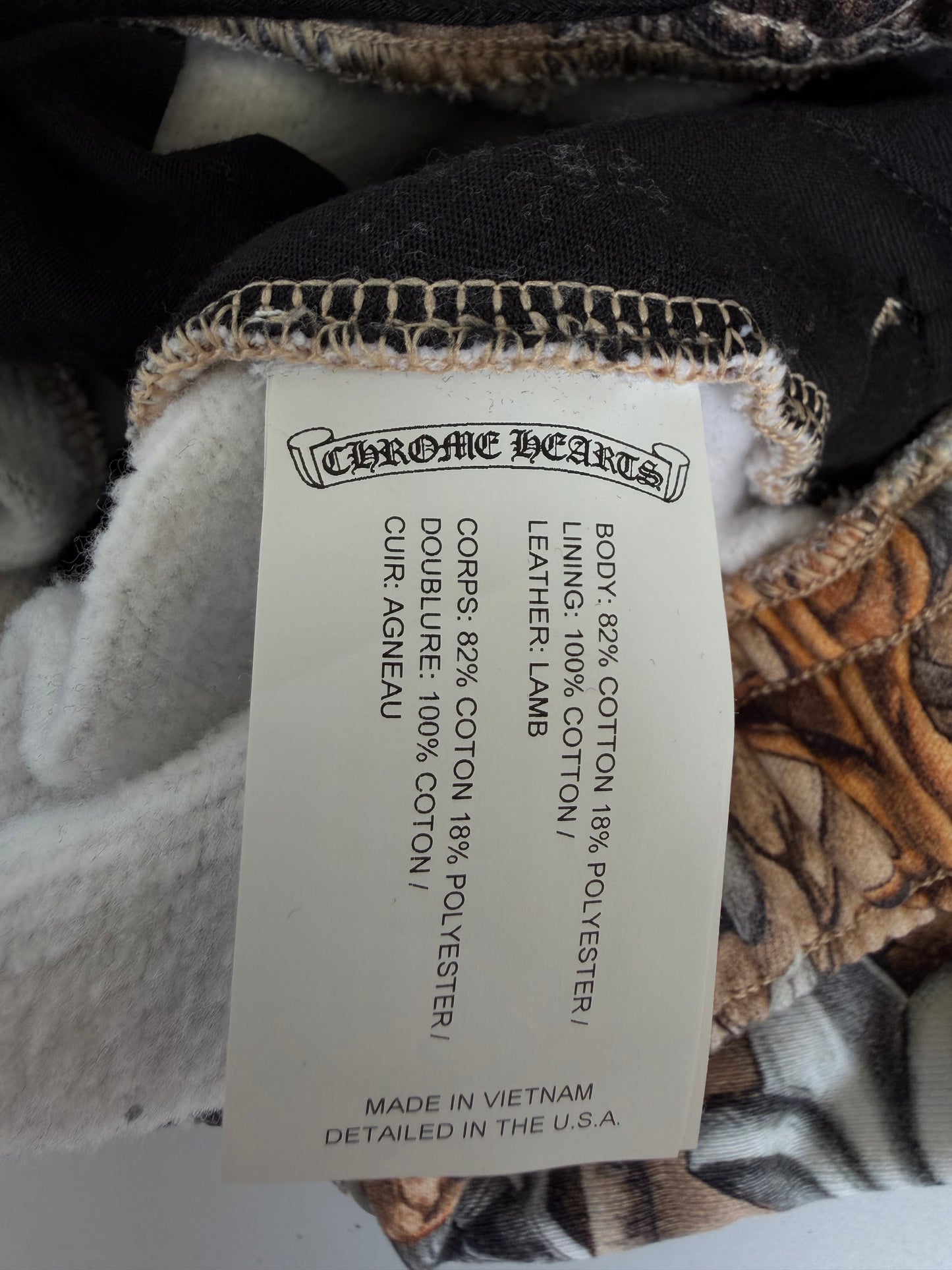 Chrome Hearts Friends & Family Nocta Cross Patch Work Sweatpants