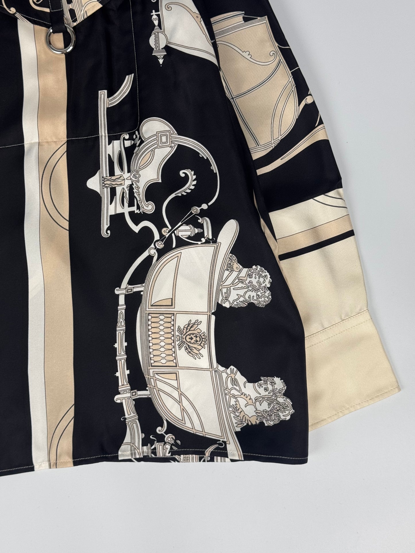 Hermès Twillaine Silk Shirt