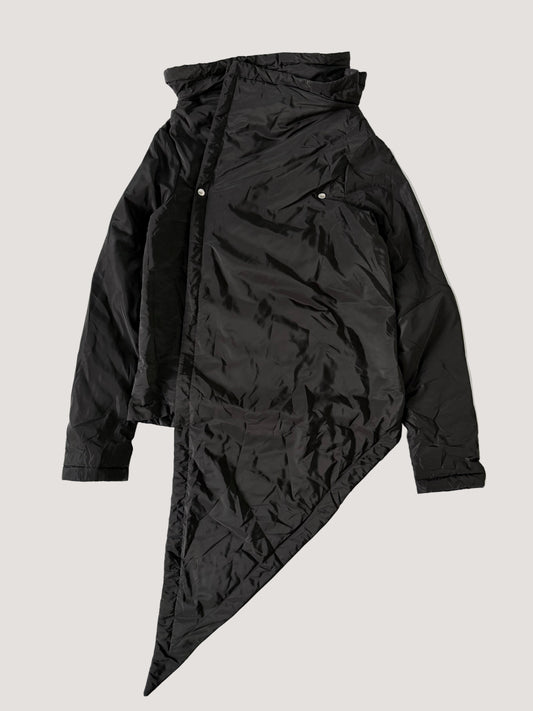 Rick Owens Black Asymmetrical Jacket