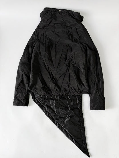 Rick Owens Black Asymmetrical Jacket