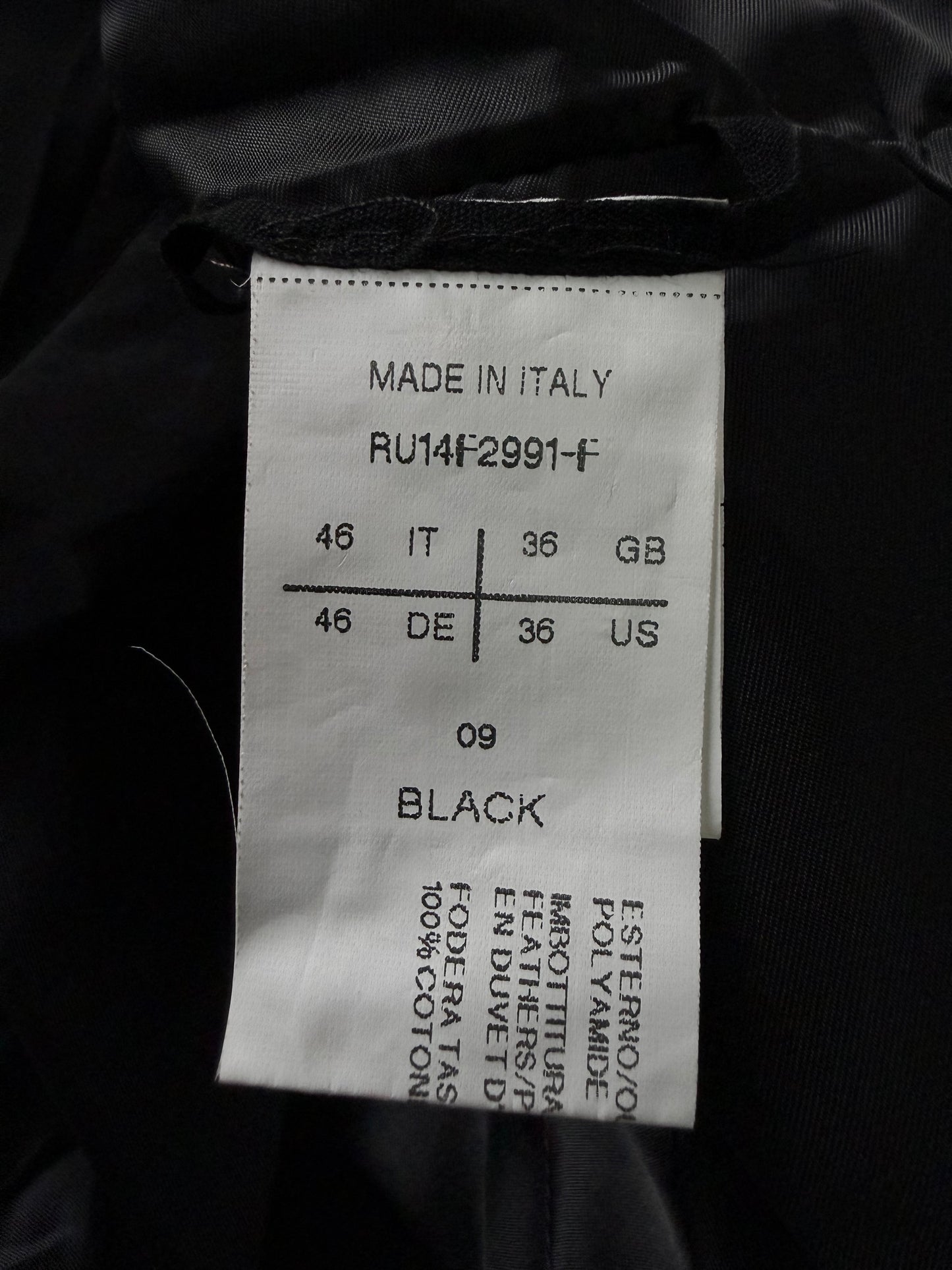 Rick Owens Black Asymmetrical Jacket