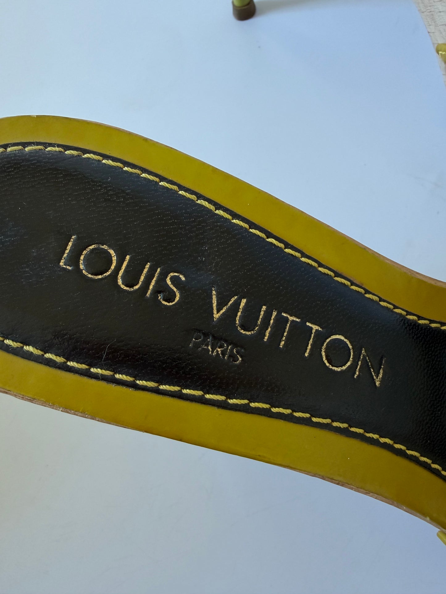 Louis Vuitton 2000's Takashi Murakami Monogram Wooden Heels