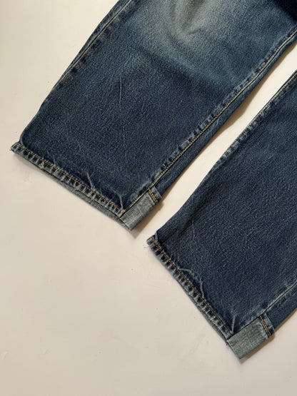 Undercover Switching Leather Denim Pants