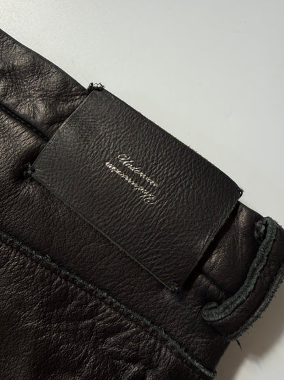 Undercover Switching Leather Denim Pants