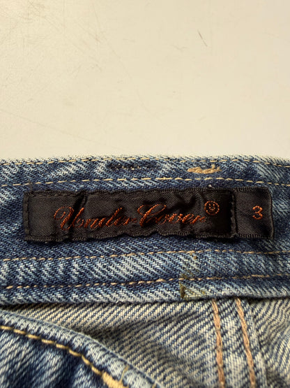 Undercover SS20006 T Chuuut Painted Denim Cargo Pants