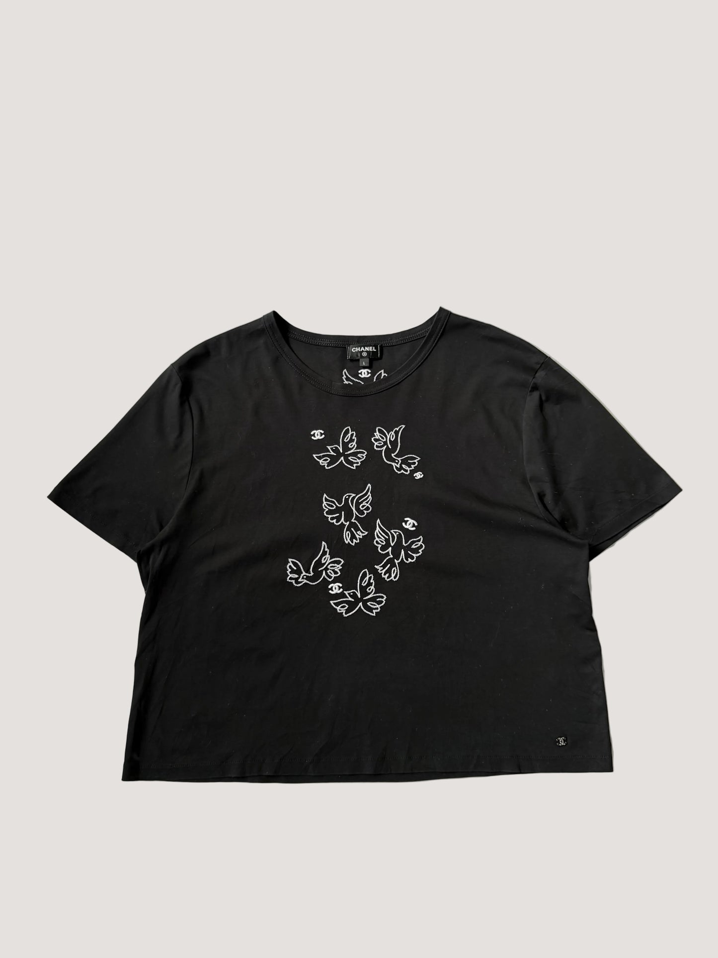 Chanel Embroidered T-Shirt 2022 Paris-Monte Carlo Cruise