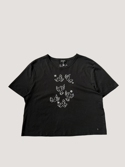 Chanel Embroidered T-Shirt 2022 Paris-Monte Carlo Cruise