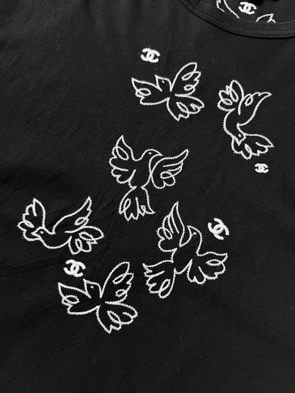 Chanel Embroidered T-Shirt 2022 Paris-Monte Carlo Cruise