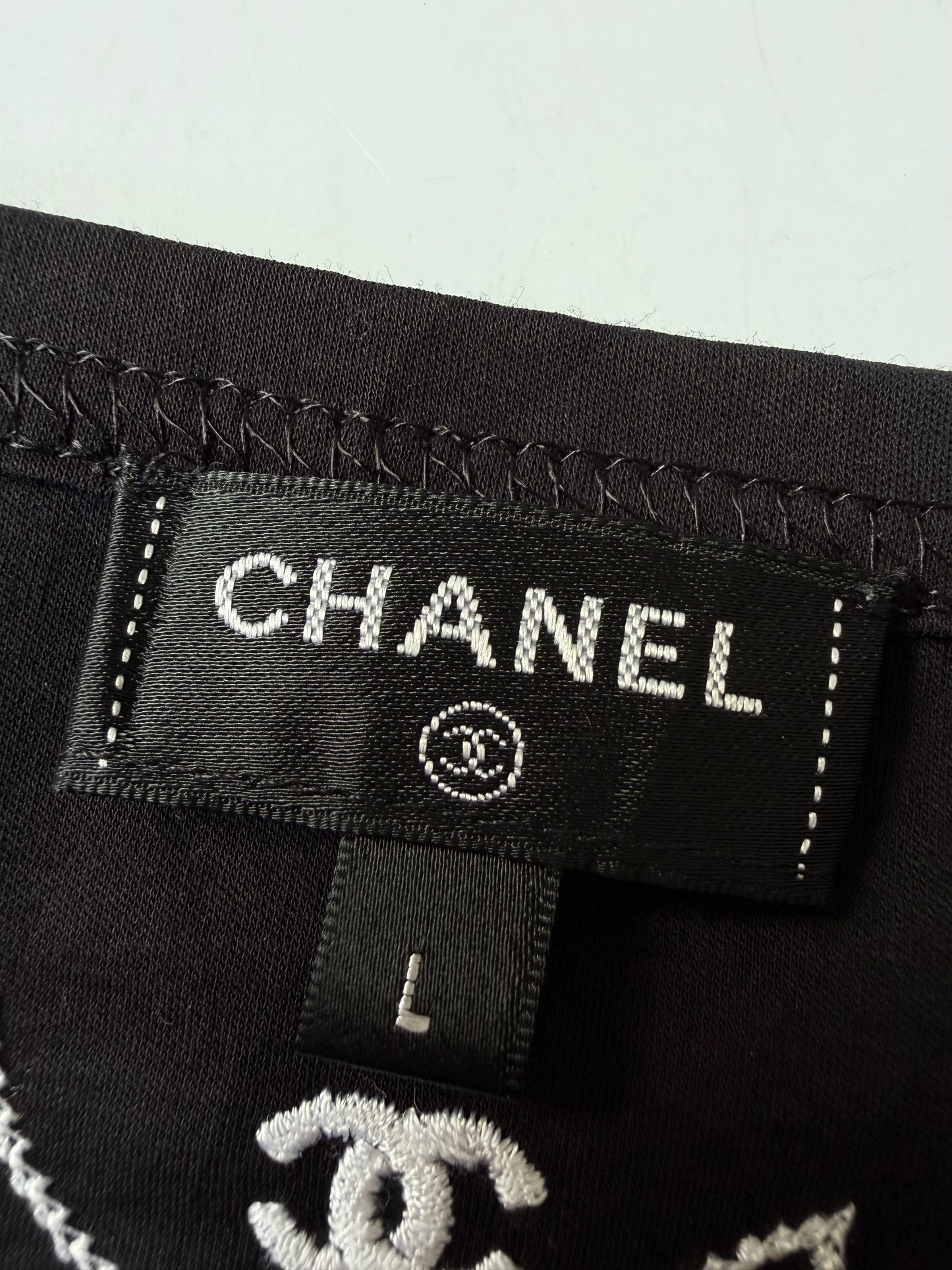 Chanel Embroidered T-Shirt 2022 Paris-Monte Carlo Cruise