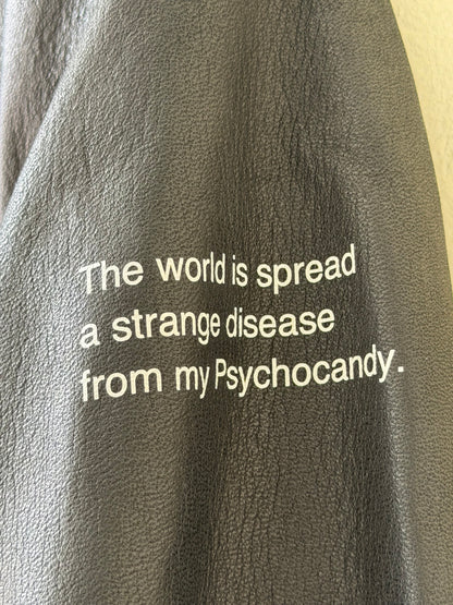 Undercover 14ss Psychocandy Black Leather Biker Jacket