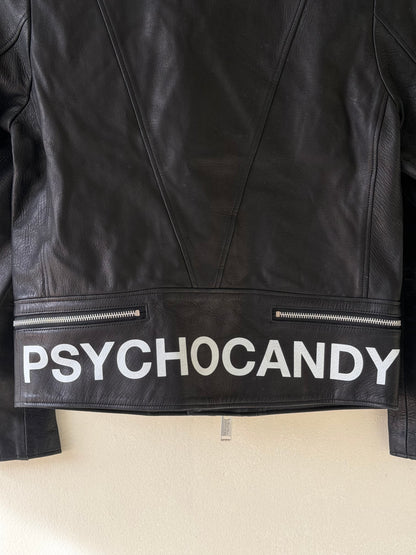 Undercover 14ss Psychocandy Black Leather Biker Jacket