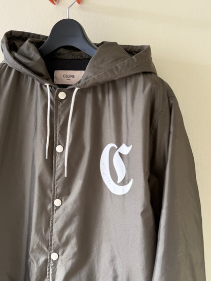 Celine Logo Print Coach Jacket