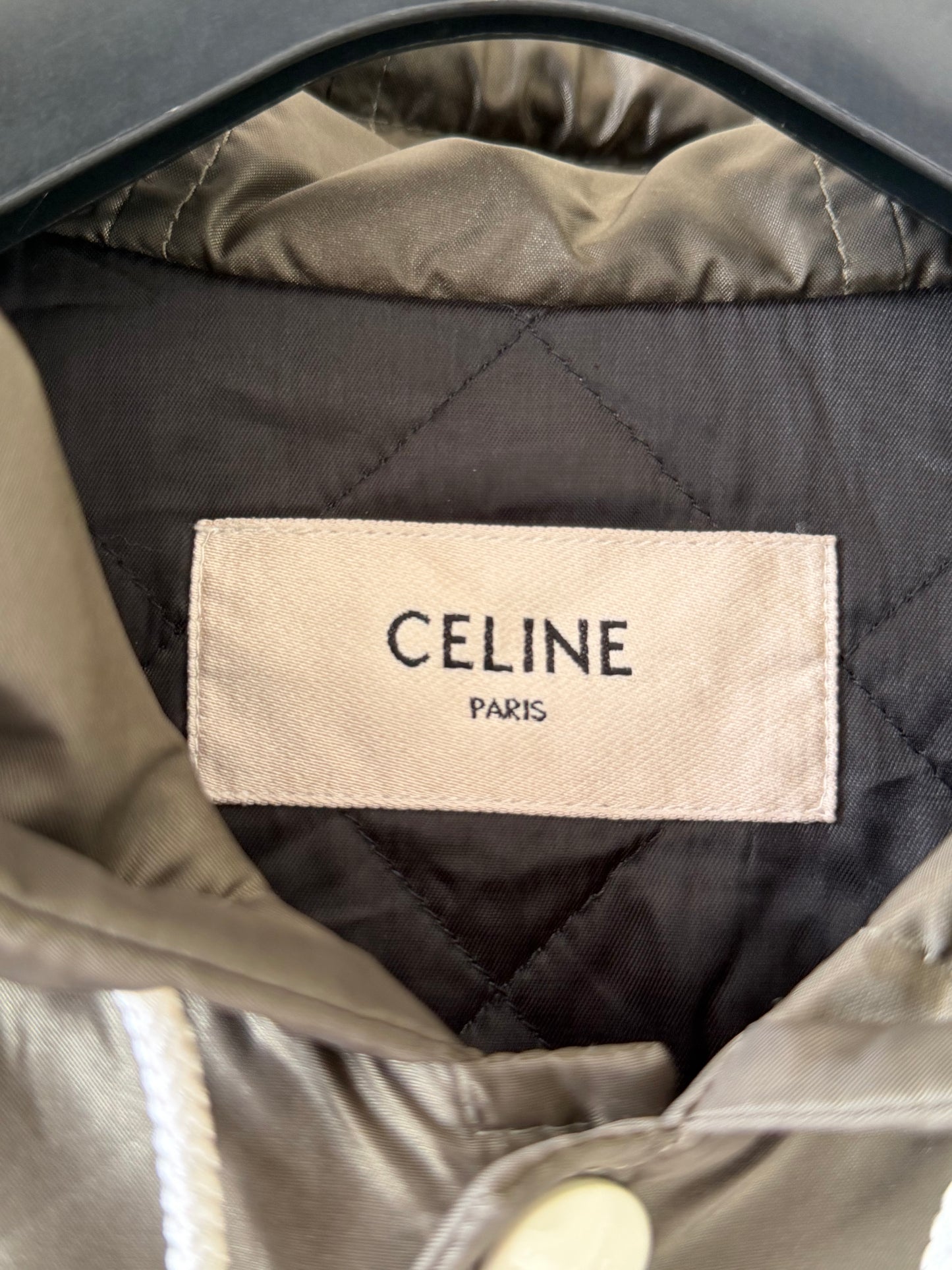 Celine Logo Print Coach Jacket
