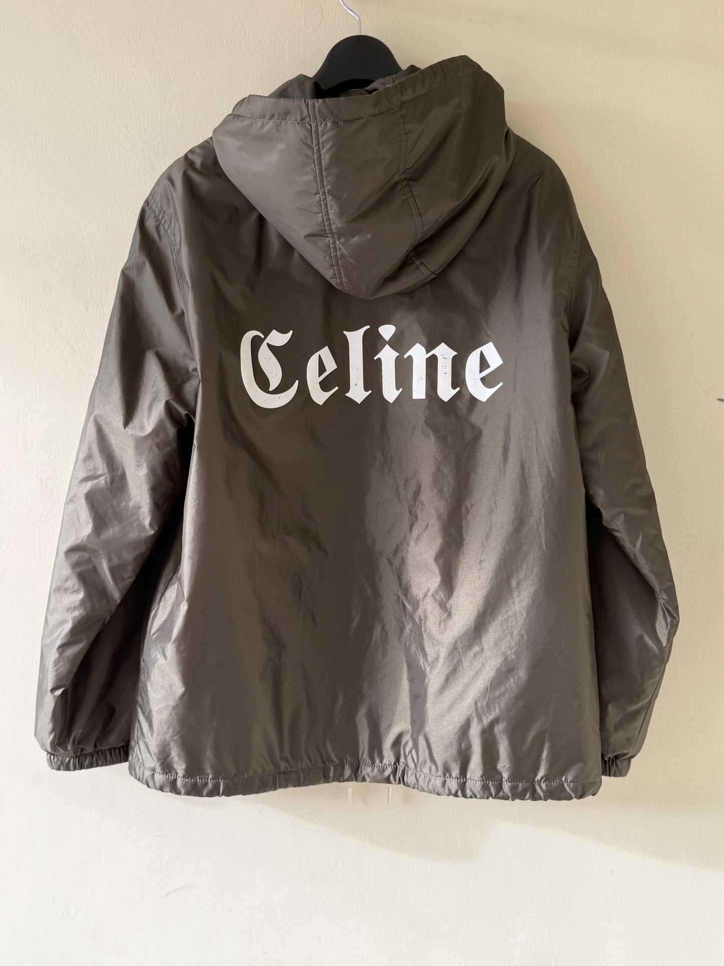 Celine Logo Print Coach Jacket