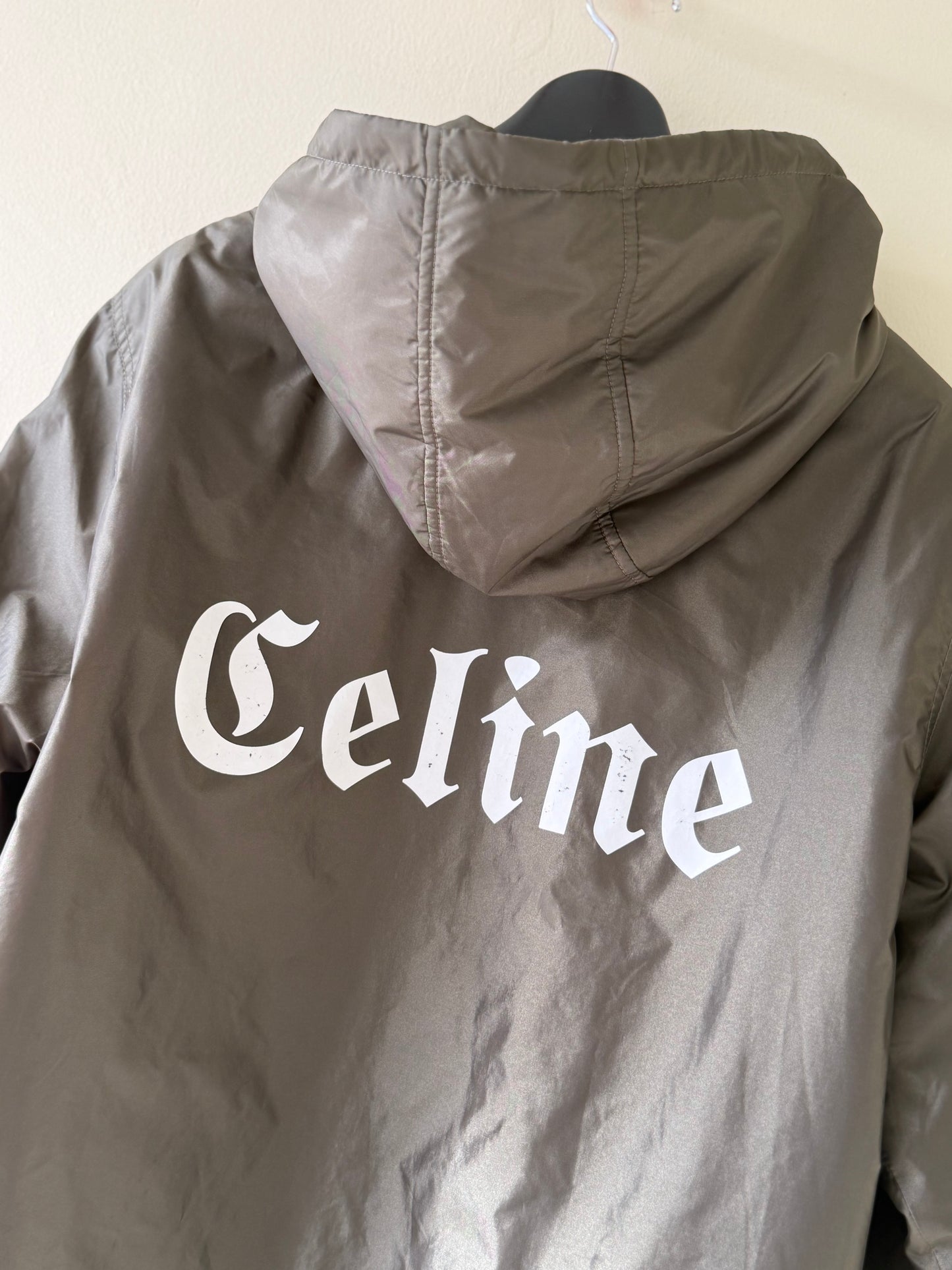Celine Logo Print Coach Jacket