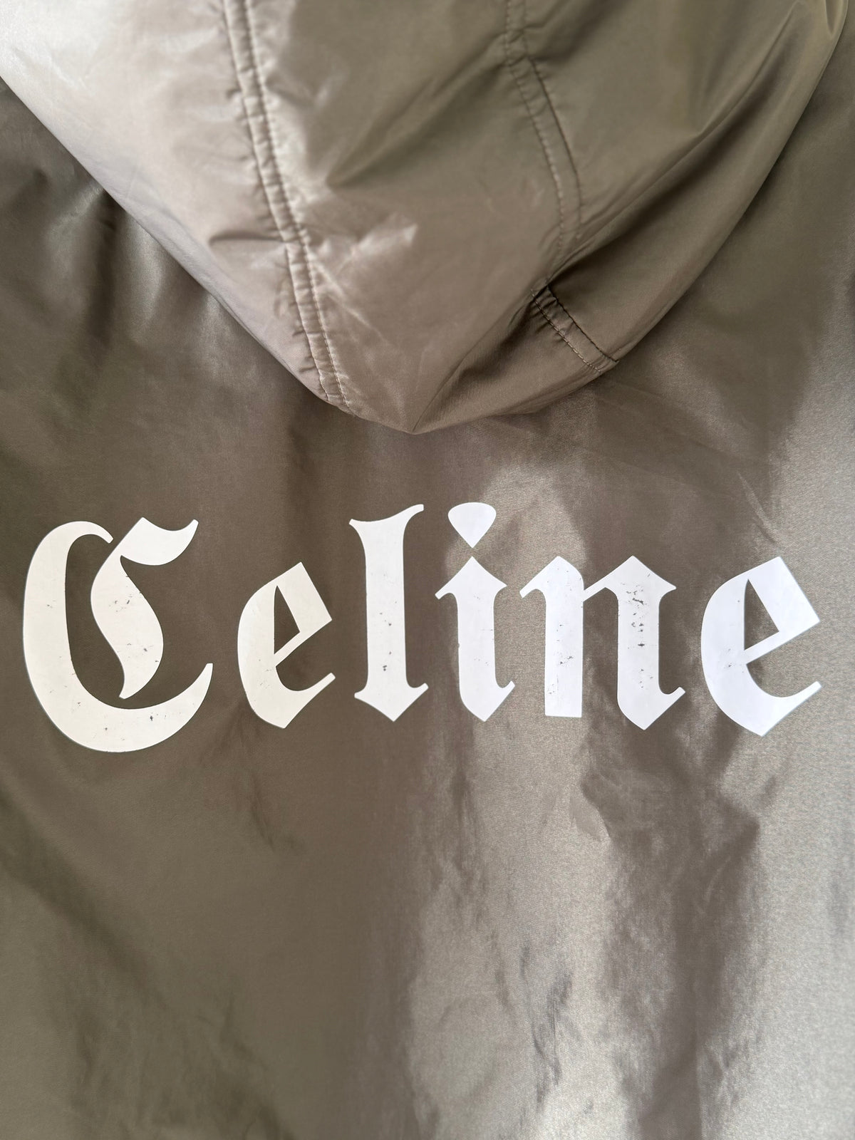 Celine Logo Print Coach Jacket