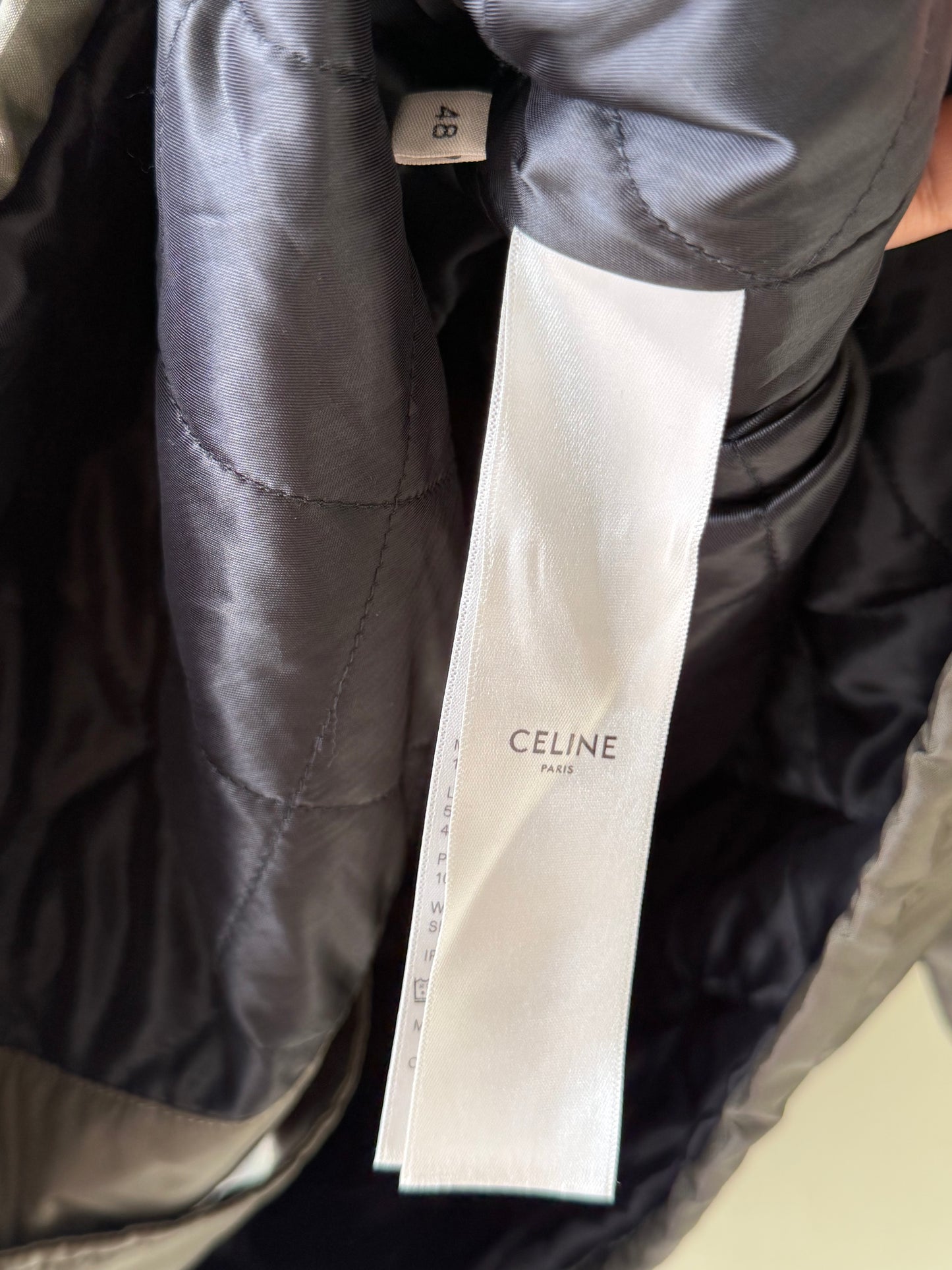 Celine Logo Print Coach Jacket