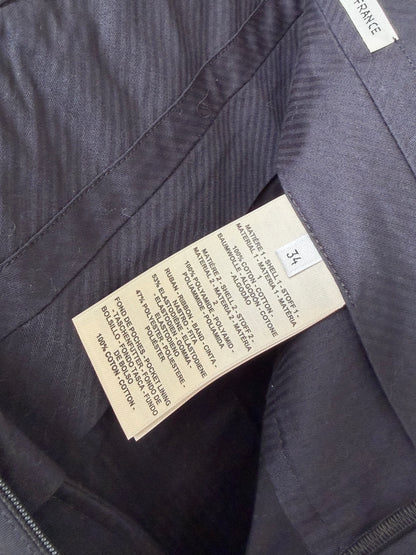 Hermes Cotton Craquant Black Women’s Black Short