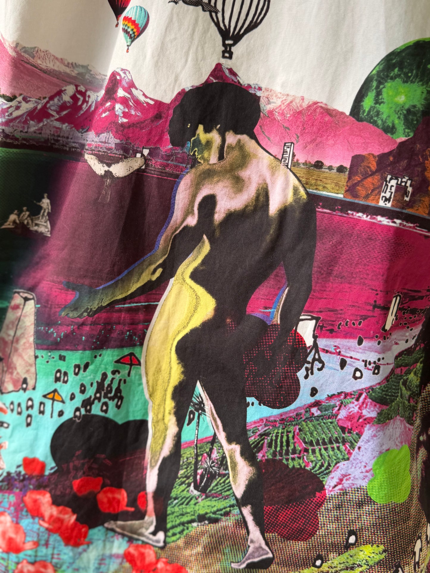 Prada Shirt Panorama Motif Graphic Print James Jean S/S 2018
