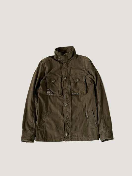 Chrome Hearts Cherry Bomb Navy Green Military Jacket