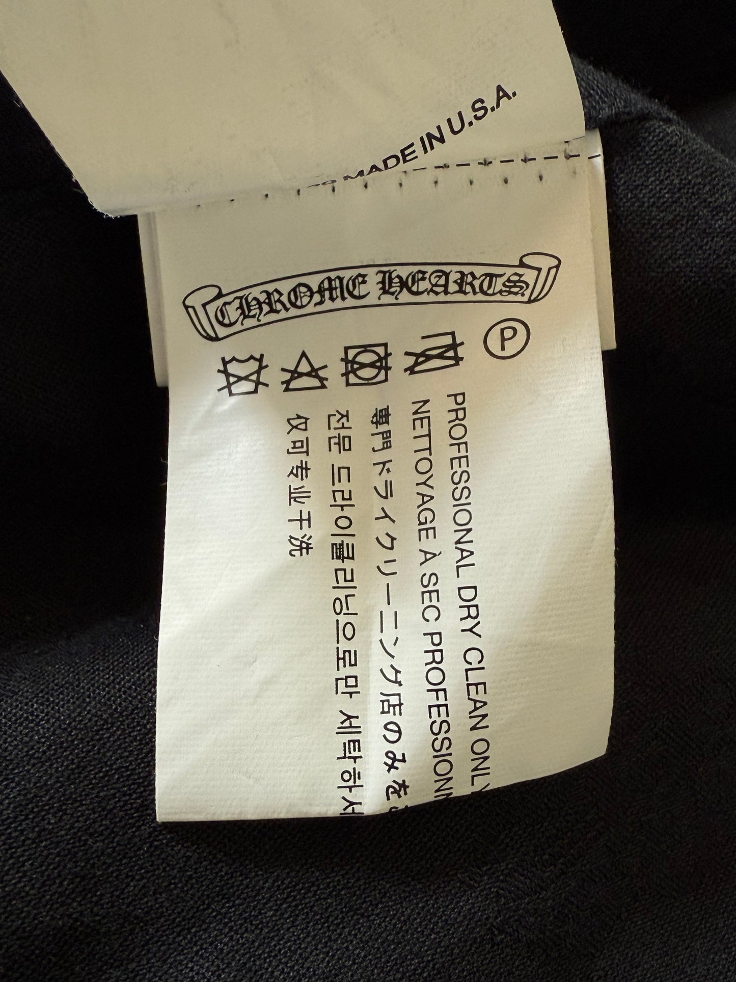 Chrome Hearts Cherry Bomb Navy Green Military Jacket