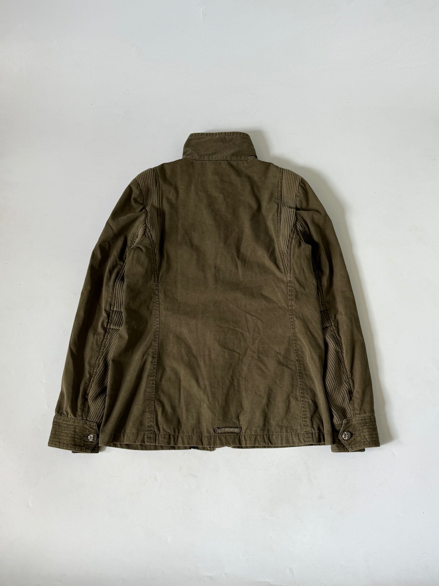 Chrome Hearts Cherry Bomb Navy Green Military Jacket