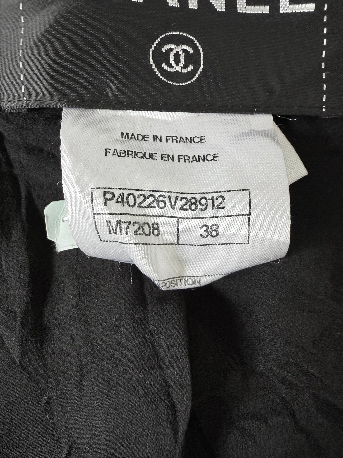 Chanel 2011 Cruise Collection Black Tweed Cropped Jacket