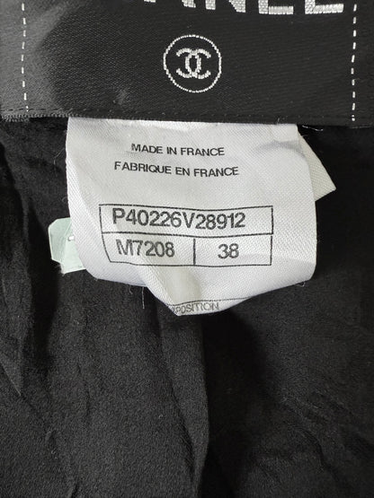 Chanel 2011 Cruise Collection Black Tweed Cropped Jacket