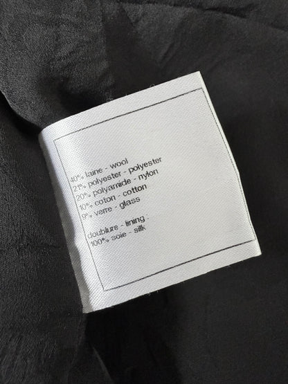 Chanel 2011 Cruise Collection Black Tweed Cropped Jacket