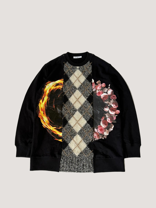 Givenchy Floral & Flame Sweatshirt