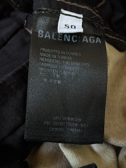 Balenciaga Camouflage Woodland Green Cargo Pants
