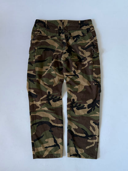 Balenciaga Camouflage Woodland Green Cargo Pants