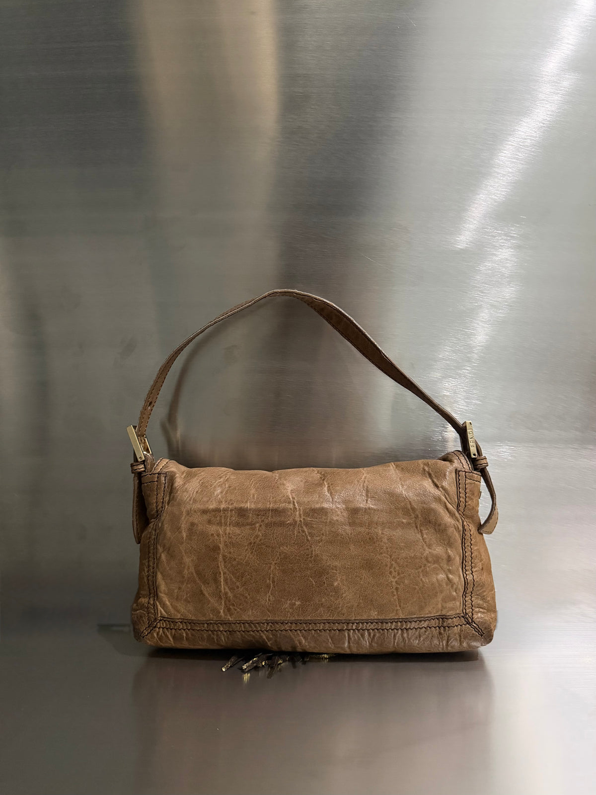 Fendi FF Fringe Baguette Bag