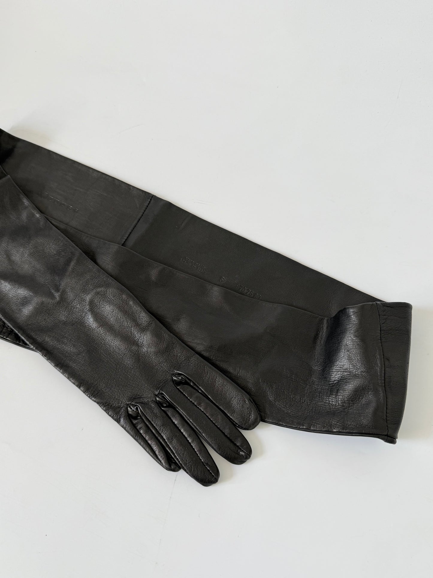 Maison Margiela Black Leather Glove Belt
