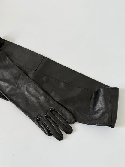 Maison Margiela Black Leather Glove Belt